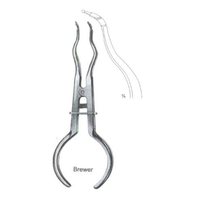 Rubber-Dam Punch Clamp Forceps