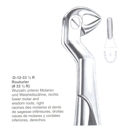 WISDOM EXTRACTING FORCEPS