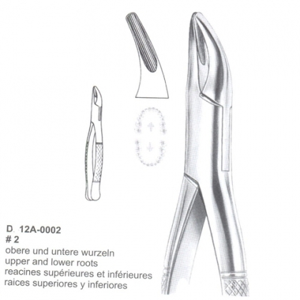 EXTRACTING FORCEPS (American Pattern)